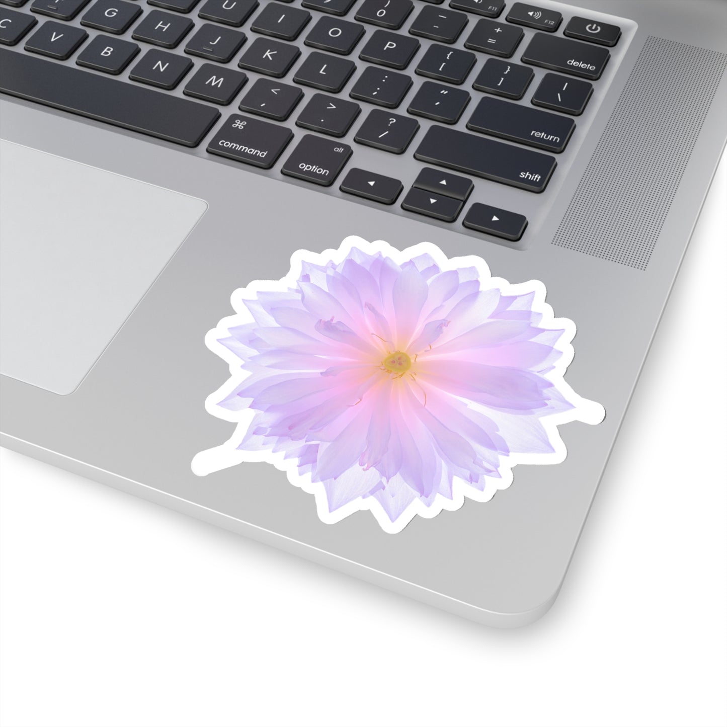 Purple flower Kiss-Cut Stickers