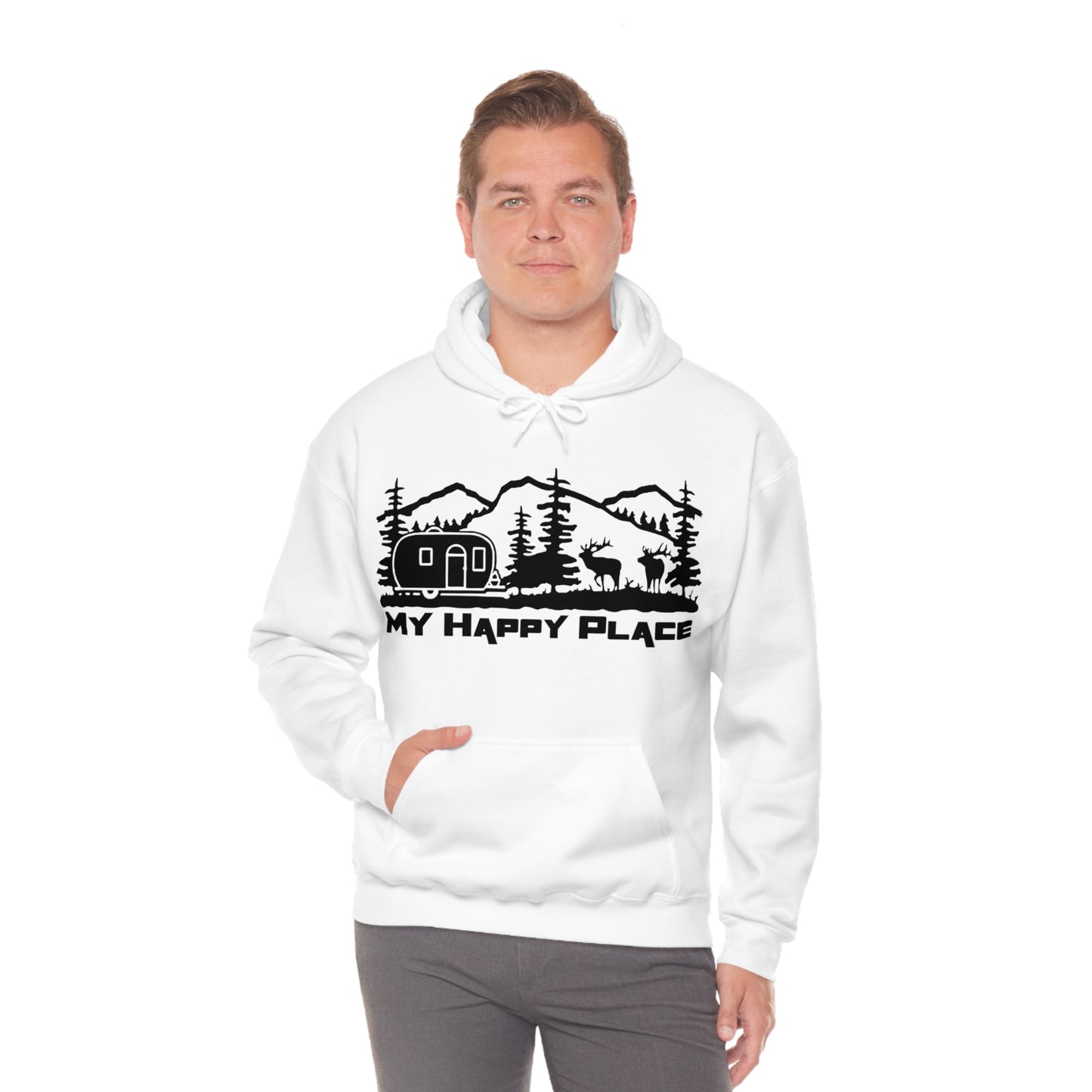 My Happy Place Hooded Sweatshirt