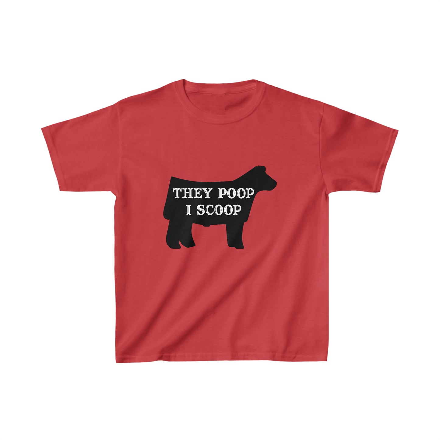 They Poop I Scoop Kids  Tee