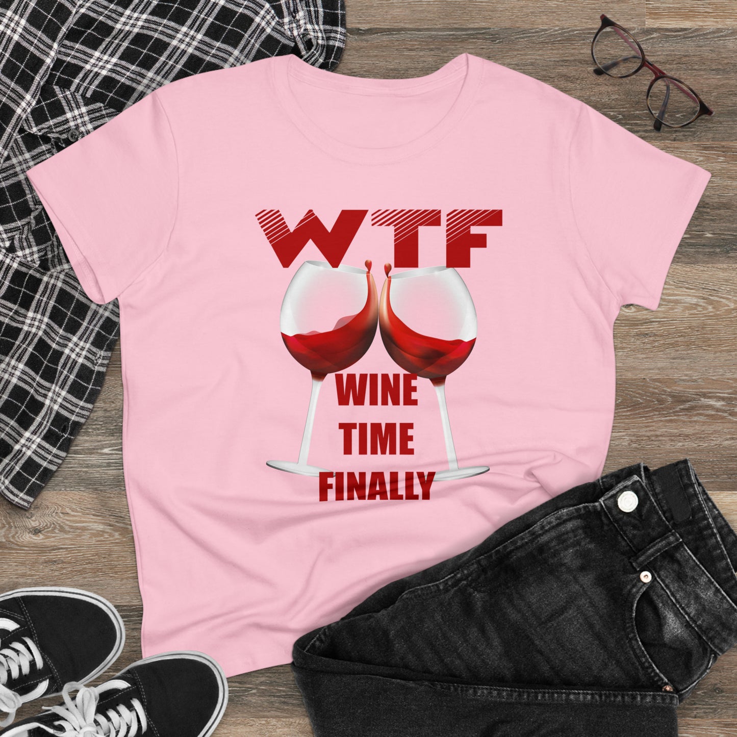 Wine Time Finally Tee