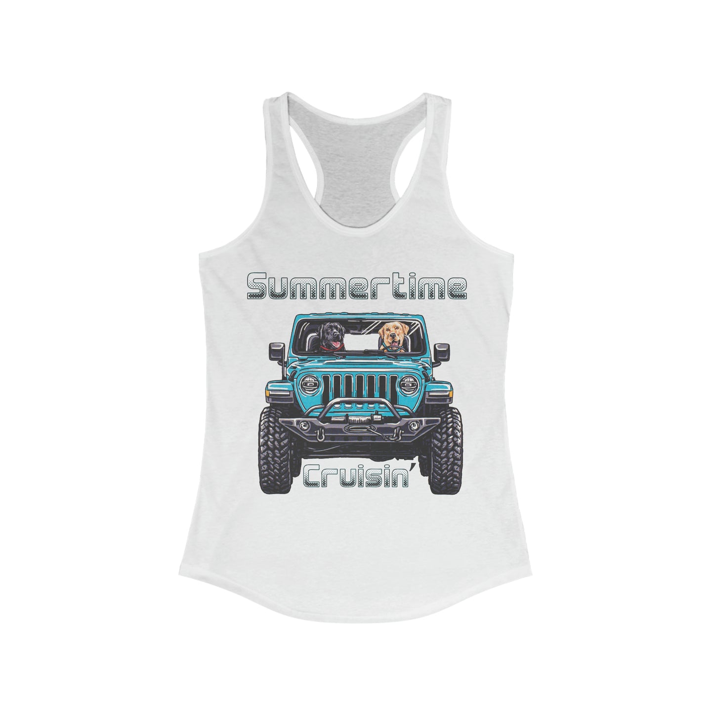 Summertime Cruisin' Racerback Tank