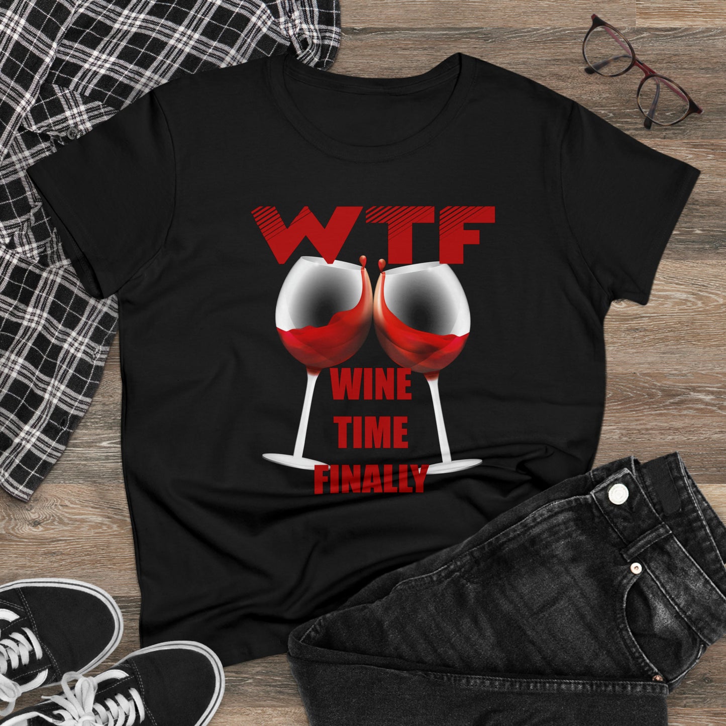 Wine Time Finally Tee