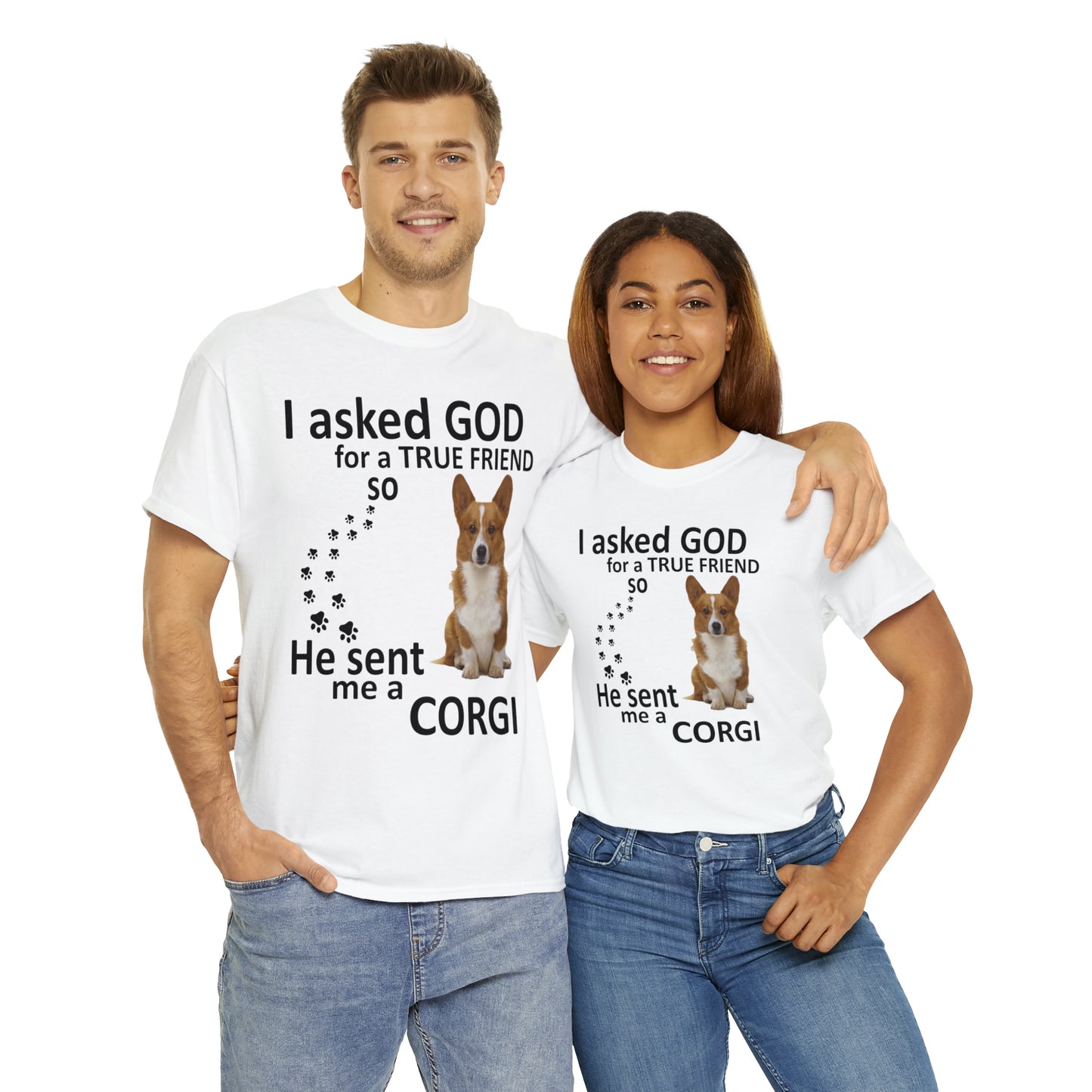 True Friend Corgi Tee