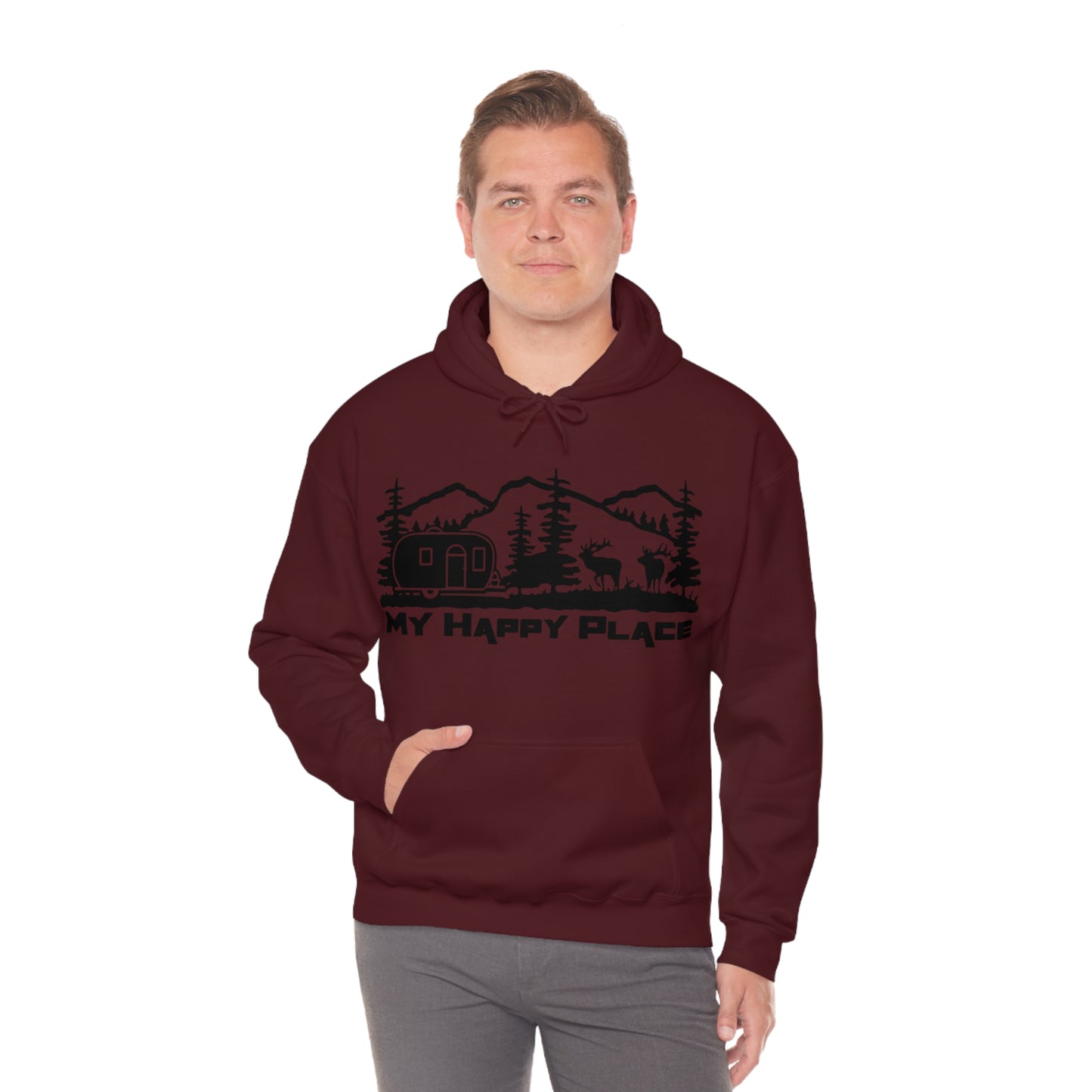 My Happy Place Hooded Sweatshirt