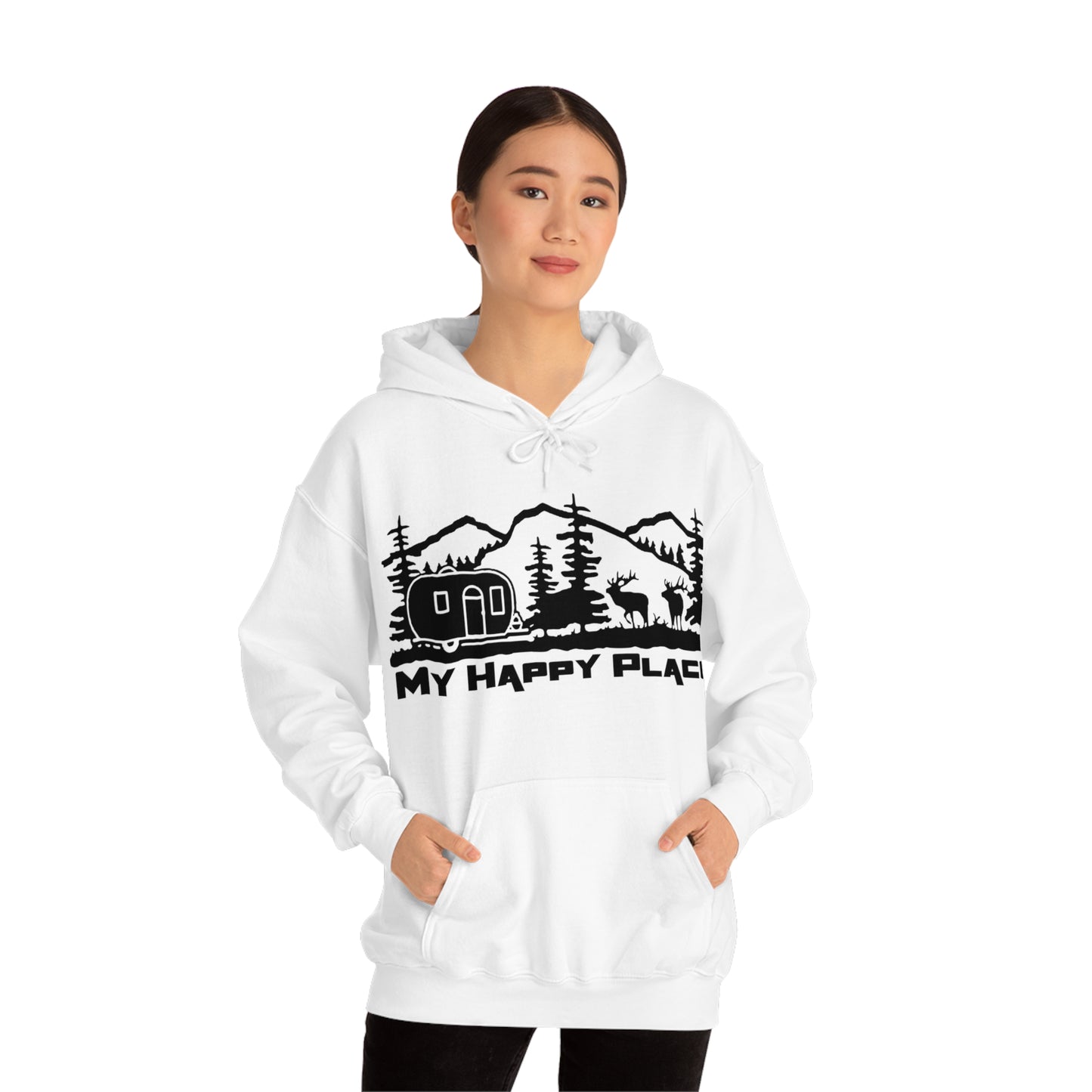 My Happy Place Hooded Sweatshirt