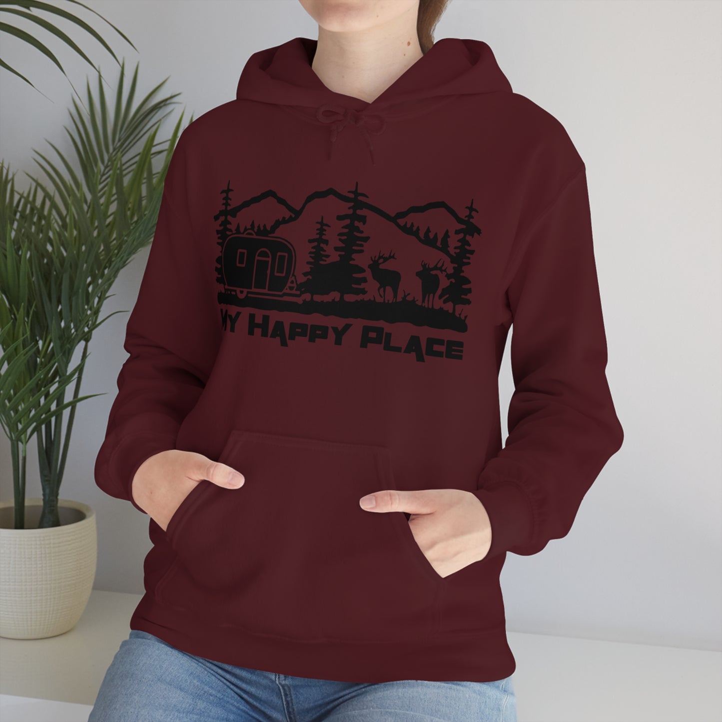 My Happy Place Hooded Sweatshirt