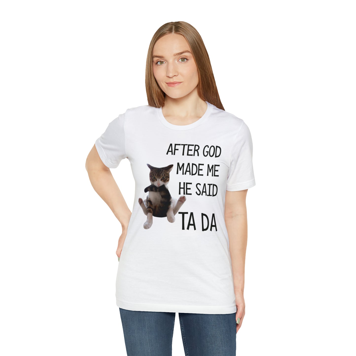 Ta Da Cat Short Sleeve Tee