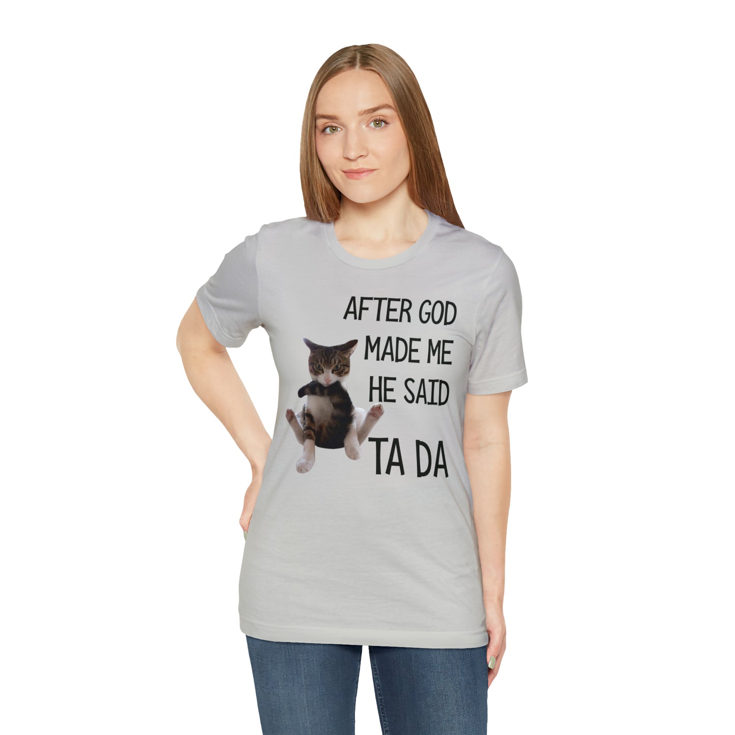 Ta Da Cat Short Sleeve Tee