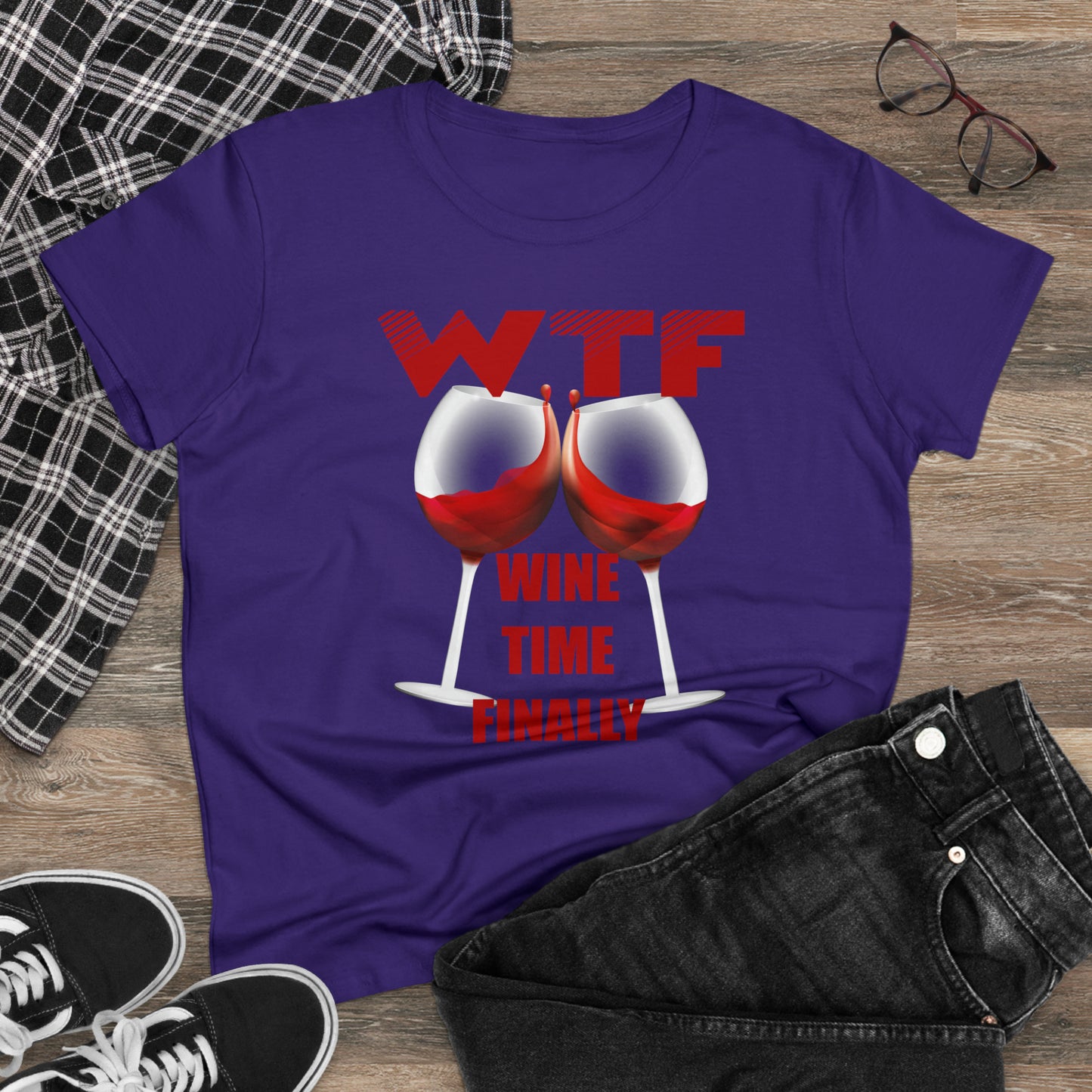 Wine Time Finally Tee