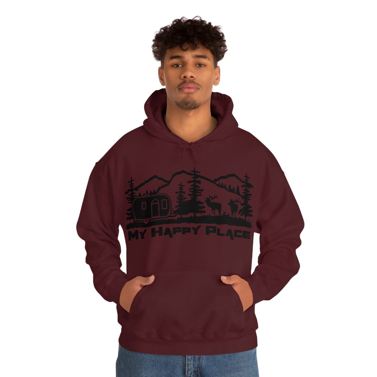 My Happy Place Hooded Sweatshirt