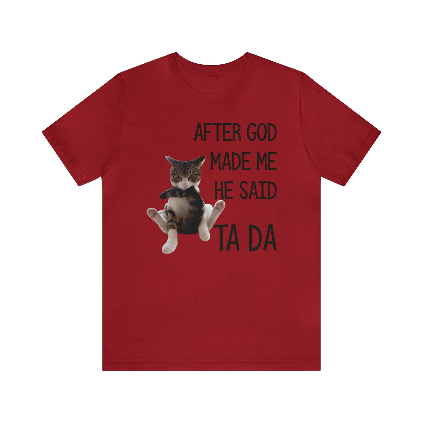 Ta Da Cat Short Sleeve Tee