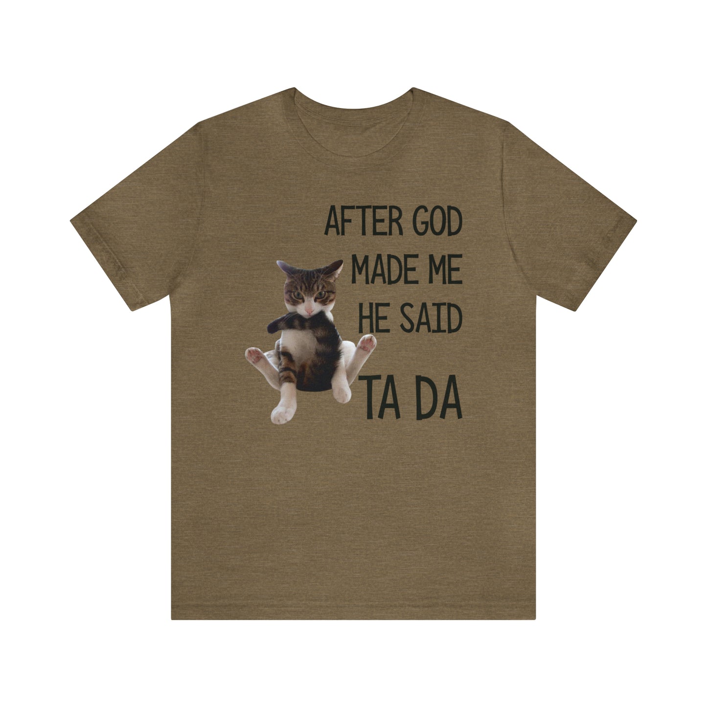 Ta Da Cat Short Sleeve Tee