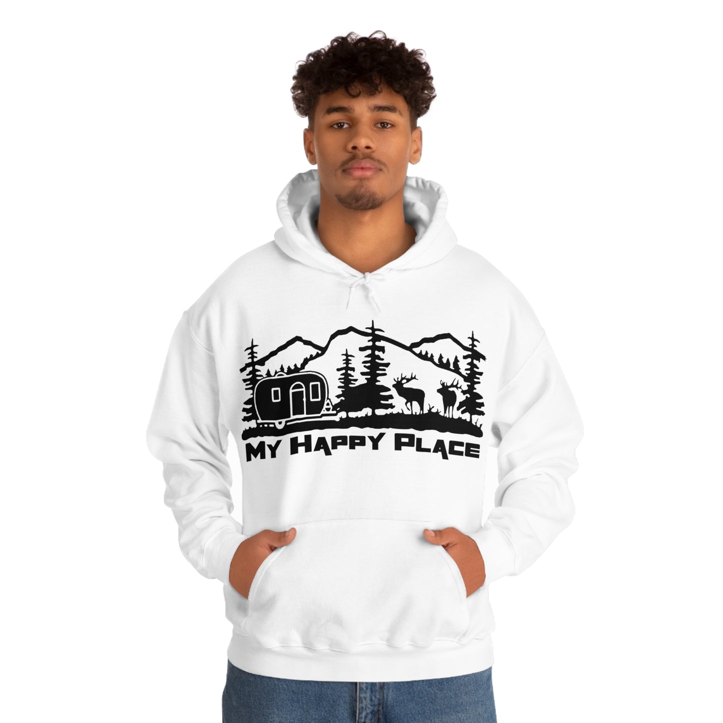 My Happy Place Hooded Sweatshirt